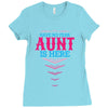 Have No Fear Aunt Is Here Ladies Fitted T-Shirt