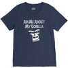 men's ask me about my gorilla V-Neck Tee
