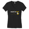 Mom to Bee Baby Boy Women's V-Neck T-Shirt