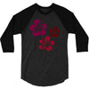 flowers 3/4 Sleeve Shirt