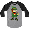 happy saint patrick day simpson 2 3/4 Sleeve Shirt