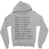 Dream Like Martin Zipper Hoodie