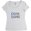 gone gamin logo Women's Triblend Scoop T-shirt