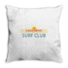 California Surf Club Throw Pillow