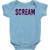 scream 3d Baby Onesie