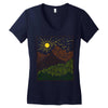 mountain line Women's V-Neck T-Shirt