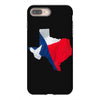 Eroded Texas Map With Flag iPhone 8 Plus