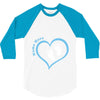 Custom baby boy name maternity design 3/4 Sleeve Shirt