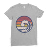 sea wawe Ladies Fitted T-Shirt