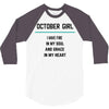 October Girl 3/4 Sleeve Shirt