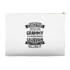Super Cool Grammy Of A Freaking Awesome Grandson Accessory Pouches