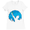 bat signal Ladies Fitted T-Shirt