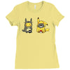 totoro &amp; pikachu onesie Ladies Fitted T-Shirt