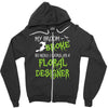 my broom broke Zipper Hoodie
