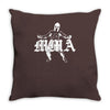 sparta mma criminal boxen muay thai kickboxen fight shirt bjj ringer Throw Pillow