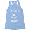 i believe in unicorns 2 Racerback Tank