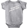 to obesity and beyond Baby Bodysuit
