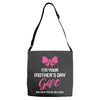 I'm Your Mother's Day Gift Dad Says You're Welcome Baby Girl Adjustable Strap Totes