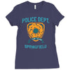 police dept Ladies Fitted T-Shirt