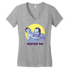 dead bat dad Women's V-Neck T-Shirt