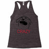 crazy (2) Racerback Tank