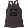 geometry is for squares Racerback Tank