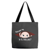 July Peeking Out Baby Boy Tote Bags