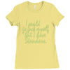 i would go fuck myself but i have standards Ladies Fitted T-Shirt