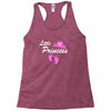 little princess gender reveal game Racerback Tank