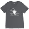 go green V-Neck Tee