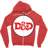 black red Zipper Hoodie
