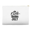 Queens Are Born In July Accessory Pouches