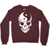 yin yang skull Crewneck Sweatshirt