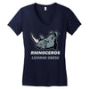 rhinoceros Women's V-Neck T-Shirt