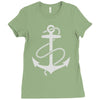 anchors aweigh Ladies Fitted T-Shirt