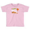 happy hallowine Toddler T-shirt
