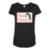 merry christmas Maternity Scoop Neck T-shirt
