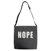 nope (2) Adjustable Strap Totes