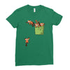pocket red pandas Ladies Fitted T-Shirt