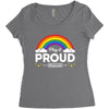 Play It Proud Women's Triblend Scoop T-shirt