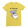 My Puns Are Ladies Fitted T-Shirt
