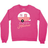 bitches with hitches Crewneck Sweatshirt