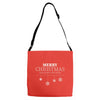 merry christmas and happy new year Adjustable Strap Totes