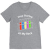 stop staring at my rack V-Neck Tee