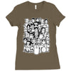 point and click Ladies Fitted T-Shirt