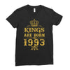 kings are born in 1993 Ladies Fitted T-Shirt