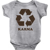 karma recycle Baby Onesie