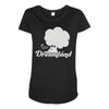 dreamland logo Maternity Scoop Neck T-shirt