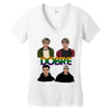 dobre twins Women's V-Neck T-Shirt