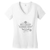 my t sharp barber shop Women's V-Neck T-Shirt
